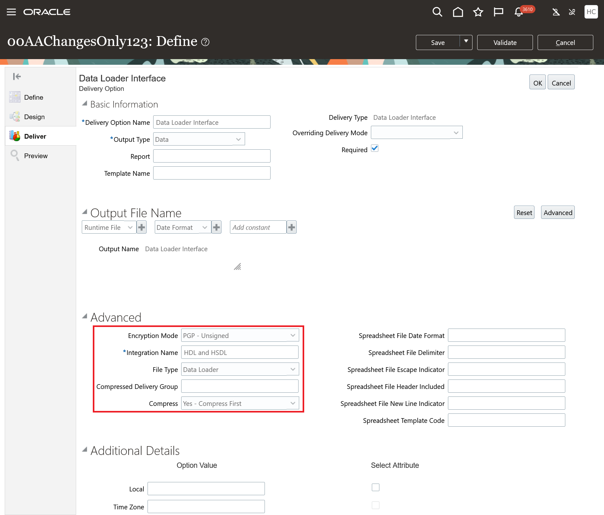 Oracle Fusion Cloud HCM Platform screenshot
