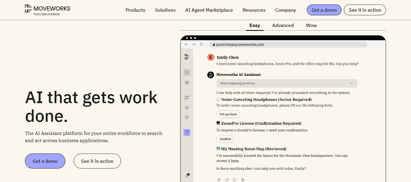 Alternative to Sierra - Moveworks